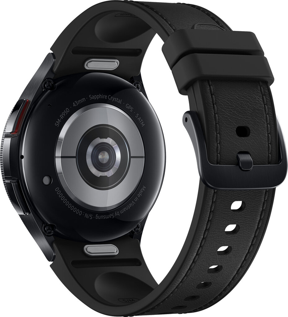 Samsung Galaxy Watch6 Classic 43mm BT Black SM-R950NZKAITV цена и информация | Nutikellad (smartwatch) | kaup24.ee