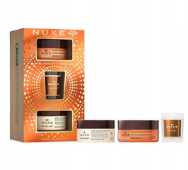 Набор косметики Nuxe Honey Lover Dry Skin Body Care: скраб для тела, 175 мл + бальзам для тела, 200 мл + свеча, 70 г цена и информация | Кремы, лосьоны для тела | kaup24.ee