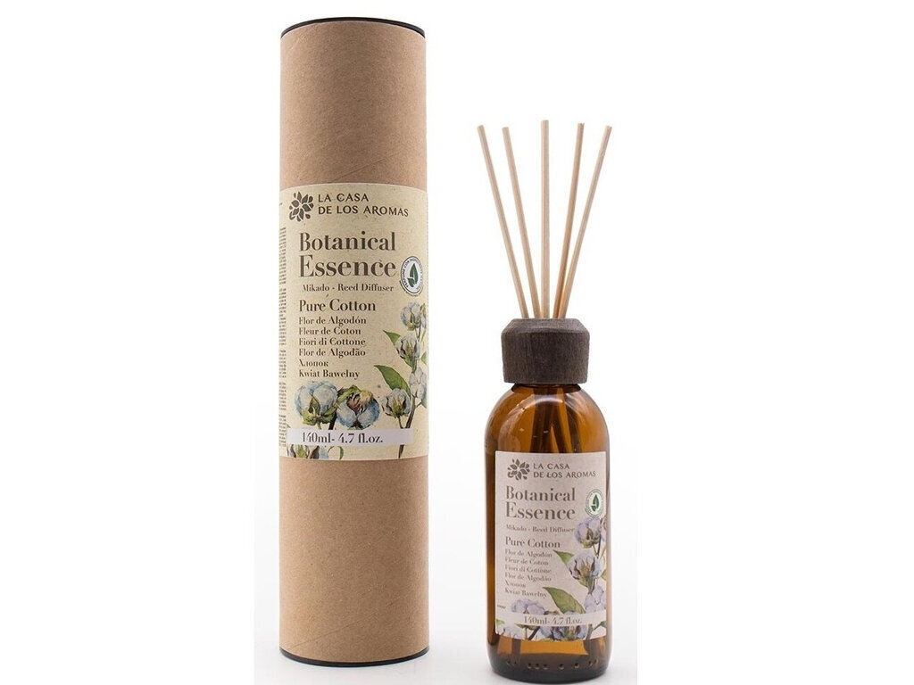 Kodulõhnastaja La casa de los aromas Botanical Essence Puuvill, 140ml цена и информация | Õhuvärskendajad | kaup24.ee