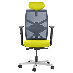 Офисное кресло Wood Garden Carmen Fredo, желтый/серый цвет цена и информация | Офисные кресла | kaup24.ee