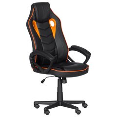 Игровое кресло Wood Garden Carmen 7604, черный/оранжевый цвет цена и информация | Офисные кресла | kaup24.ee