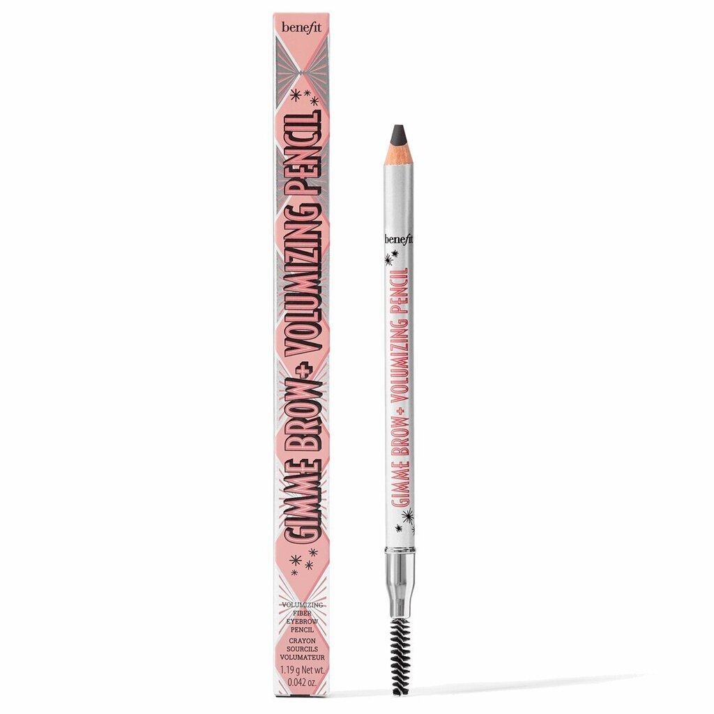 Kulmupliiats Benefit Cosmetics Gimme Brow + Volumizing Pencil 06 Cool Soft Black, 1,19g цена и информация | Kulmuvärvid, -pliiatsid | kaup24.ee