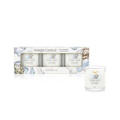 Lõhnaküünalde komplekt Yankee Candle Soft Blanket, 3-osaline hind ja info | Küünlad, küünlajalad | kaup24.ee