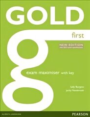 Gold First New Edition Maximiser with Key 2nd edition hind ja info | Võõrkeele õppematerjalid | kaup24.ee