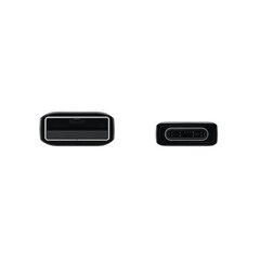 Samsung USB-C andmekaabel EP-DW720CBE, 1,5 m, must hind ja info | Kaablid ja juhtmed | kaup24.ee