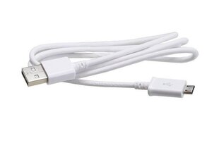 ECB-DU4AWE Samsung microUSB Data Cable 1m White (Bulk) цена и информация | Кабели и провода | kaup24.ee