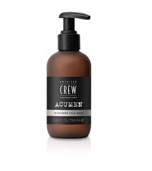 Средство для очищения лица для мужчин American Crew Acumen In-Shower, 190 мл цена и информация | Аппараты для ухода за лицом | kaup24.ee