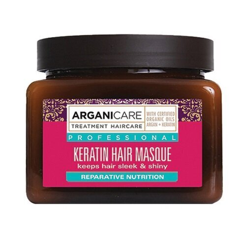 Juuksemask Arganicae Keratin Masque For Damaged Hair, 500 ml hind ja info | Maskid, õlid, seerumid | kaup24.ee