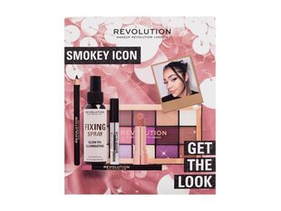 Komplekt Makeup Revolution Makeup Revolution Get The Look Gift Set Smokey Icon hind ja info | Ripsmetušid, lauvärvid, silmapliiatsid, seerumid | kaup24.ee