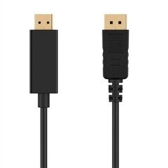 Кабель Displayport Ewent EC1430 HDMI Чёрный цена и информация | Кабели и провода | kaup24.ee