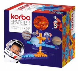 Loominguline ehituskomplekt Korbo Space, 131-osaline hind ja info | Klotsid ja konstruktorid | kaup24.ee