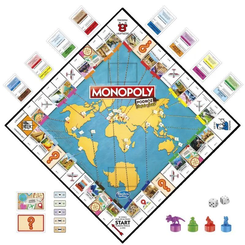 Mäng Monopoly. Reis ümber maailma, ENG hind ja info | Lauamängud ja mõistatused | kaup24.ee