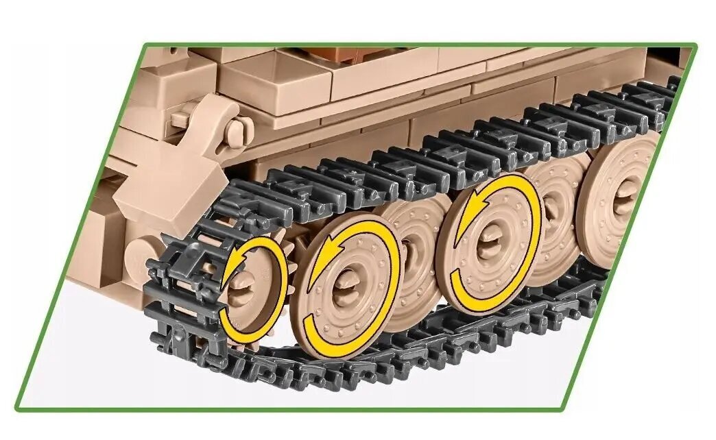 Konstruktor Cobi Sd.Kfz 10 Demag D7, 283-osaline hind ja info | Klotsid ja konstruktorid | kaup24.ee