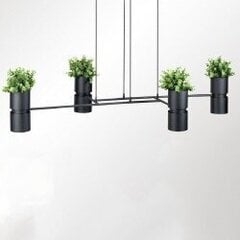 Pendant lamp KUKKIA black THORO TH.004CZ цена и информация | Потолочный светильник, 38 x 38 x 24 см | kaup24.ee