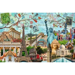 Pusle Ravensburger Big City Collage, 5000-osaline hind ja info | Pusled | kaup24.ee