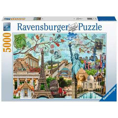 Головоломка Ravensburger Big City Collage, 5000 деталей цена и информация | Пазлы | kaup24.ee