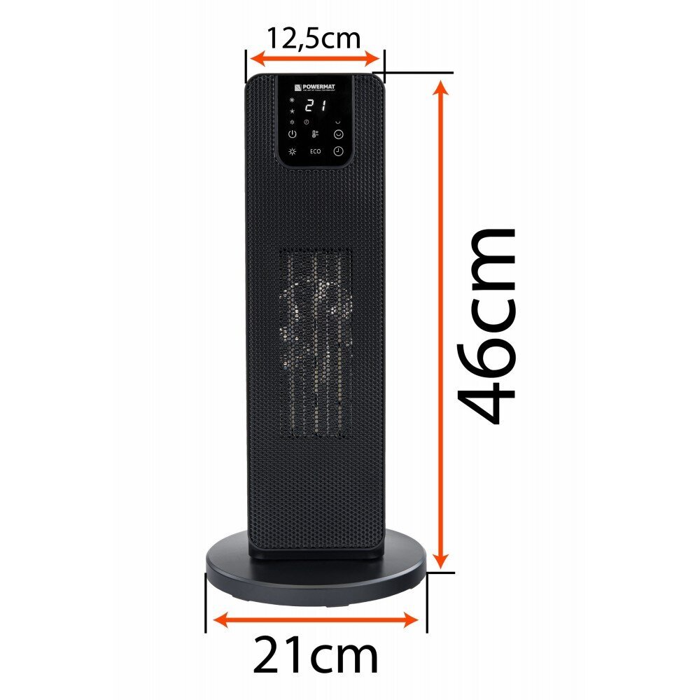 Käärsoole küttekeha LCD kaugjuhtimispult, 2000W hind ja info | Küttekehad | kaup24.ee