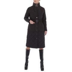 Женское стеганое пальто, черное цена и информация | Женские пальто | kaup24.ee