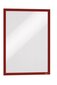 Liimitav kahepoolne magnetiline raam Durable, A3, punane, 2tk hind ja info | Kirjatarbed | kaup24.ee