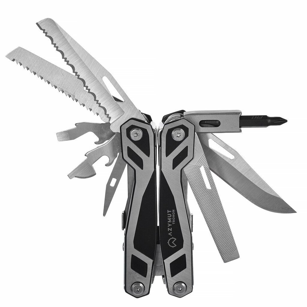 Multifunktsionaalne tööriist Azymut Trohon, must, 16cm hind ja info | Taskunoad, multifunktsionaalsed tööriistad | kaup24.ee