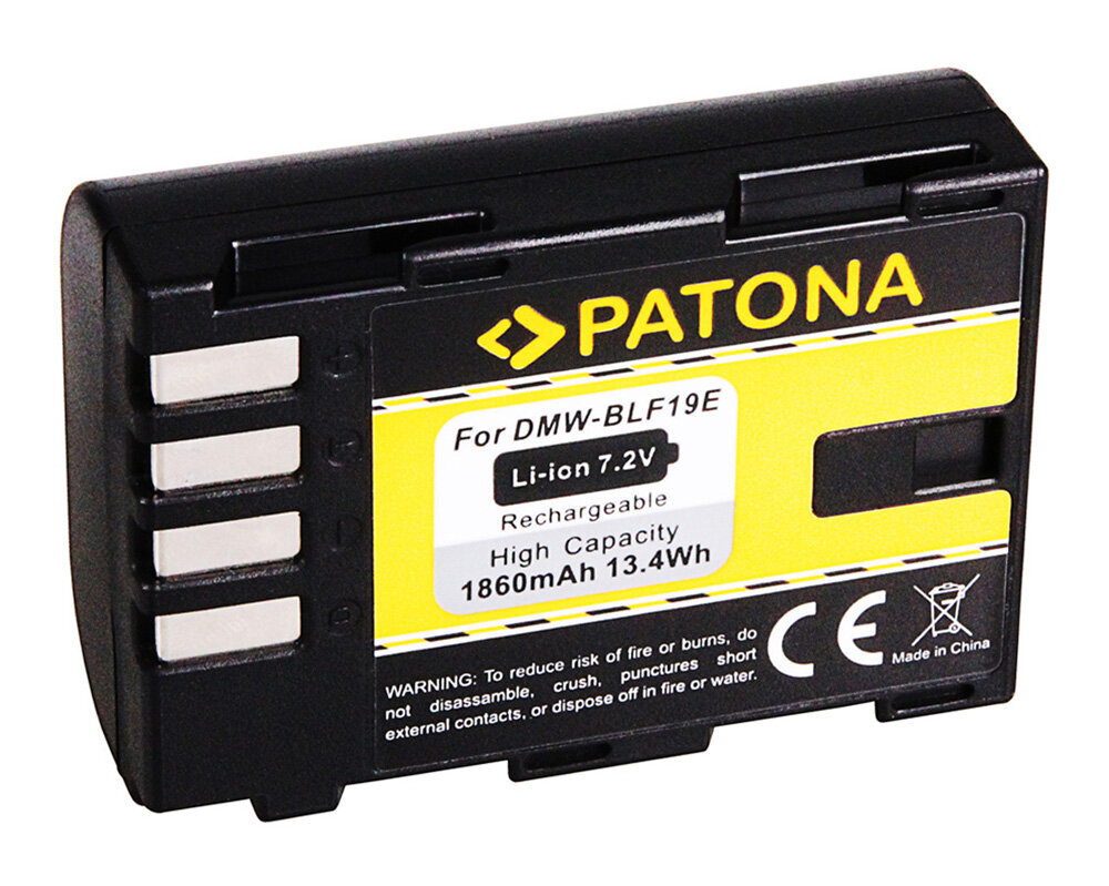 Patona DMW-BLF19 aku Panasonicu kaamerale hind ja info | Akud, patareid fotoaparaatidele | kaup24.ee