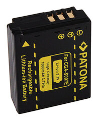 Аккумулятор Patona CGA-S007 для фотоаппарата Panasonic цена и информация | Аккумуляторы, батарейки | kaup24.ee