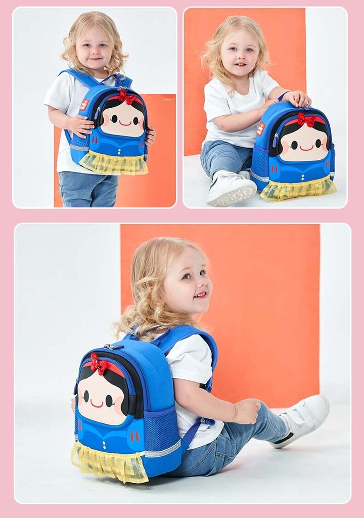 Laste seljakott, tüdruk 34x27 cm hind ja info | Koolikotid, sussikotid | kaup24.ee