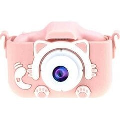 Laste digikaamera x5 Cat, roosa hind ja info | Fotoaparaadid | kaup24.ee