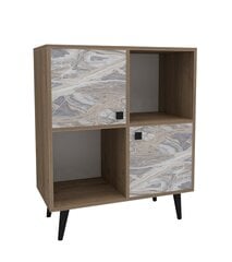 Шкаф для хранения Asir, 75x105x40см, коричневый и разноцветный цена и информация | Столы-консоли | kaup24.ee