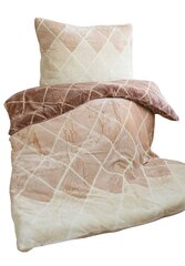 Jerry Fabrics voodipesukomplekt Beige Diamonds, 140x200, 2-osaline цена и информация | Постельное белье | kaup24.ee