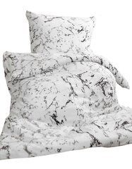 Jerry Fabrics voodipesukomplekt Marble White, 140x200, 2-osaline hind ja info | Voodipesu | kaup24.ee