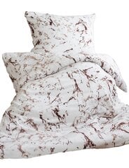 Jerry Fabrics voodipesukomplekt Marble Brown, 140x200, 2-osaline hind ja info | Voodipesu | kaup24.ee