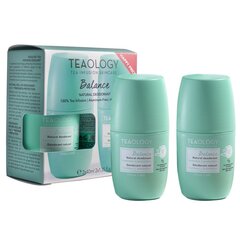 Rulldeodorant Tealogy Balance Natural, 2 x 40 ml hind ja info | Deodorandid | kaup24.ee