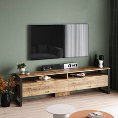 Подставка под телевизор Asir, 180x56x35,5см, коричневая цена и информация | Тумбы под телевизор | kaup24.ee