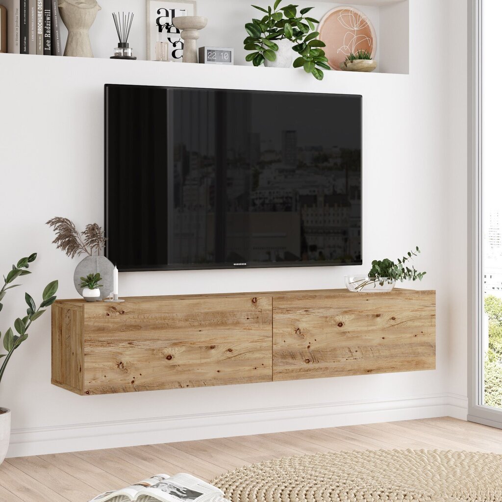 TV alus Asir, 140x29,1x31,6cm, pruun цена и информация | TV alused | kaup24.ee