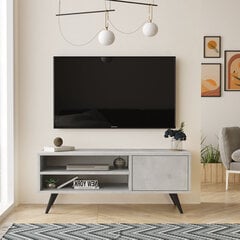 TV alus Asir, 110x44x40cm, hall цена и информация | Тумбы под телевизор | kaup24.ee