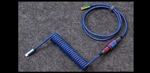 Keychron Premium Coiled Type-C Cable hind ja info | Mobiiltelefonide kaablid | kaup24.ee