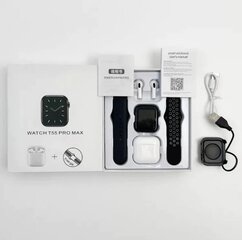 T55 Pro Max Set Black цена и информация | Смарт-часы (smartwatch) | kaup24.ee