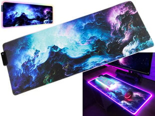 Hiirematt RGB 80x30cm цена и информация | Мыши | kaup24.ee