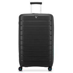 Большой чемодан Roncato ButterflyNeon, черный цена и информация | Чемоданы, дорожные сумки | kaup24.ee
