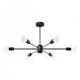 Chandelier LANGO 6 black CRIMSON SL.1023