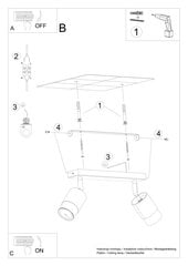 Laelamp Nero 2 цена и информация | Потолочные светильники | kaup24.ee