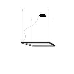 Chandelier NELYA L black 3000K THORO TH.154 цена и информация | Потолочный светильник, 38 x 38 x 24 см | kaup24.ee