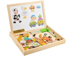 Magnetiline puidust tahvel цена и информация | Развивающие игрушки | kaup24.ee