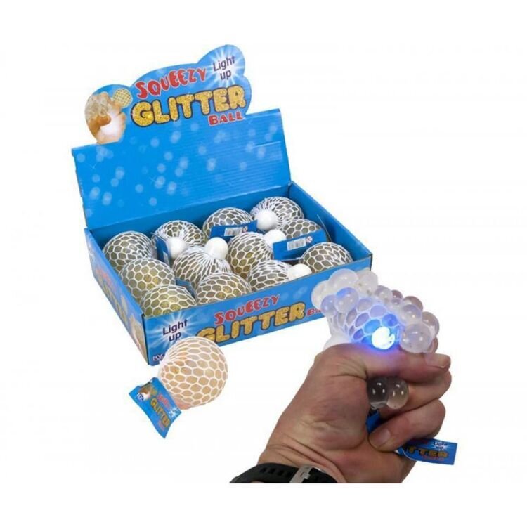 Squeezy glitter ball, 7cm hind ja info | Pehmed mänguasjad | kaup24.ee