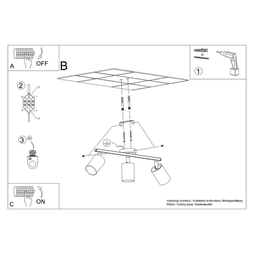 Sollux laelamp Lemmi hind ja info | Laelambid | kaup24.ee