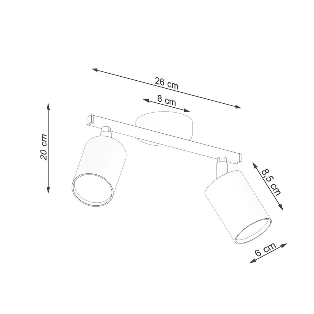 Sollux laelamp Lemmi hind ja info | Laelambid | kaup24.ee