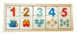 Lauamäng puidust pusle – Numbrid hind ja info | Arendavad mänguasjad | kaup24.ee