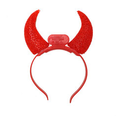 Лук с рогами дьявола, блестящий цена и информация | Карнавальные костюмы | kaup24.ee