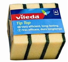 Губки VILEDA "TIP TOP", 3 шт. цена и информация | Vileda Сантехника, ремонт, вентиляция | kaup24.ee